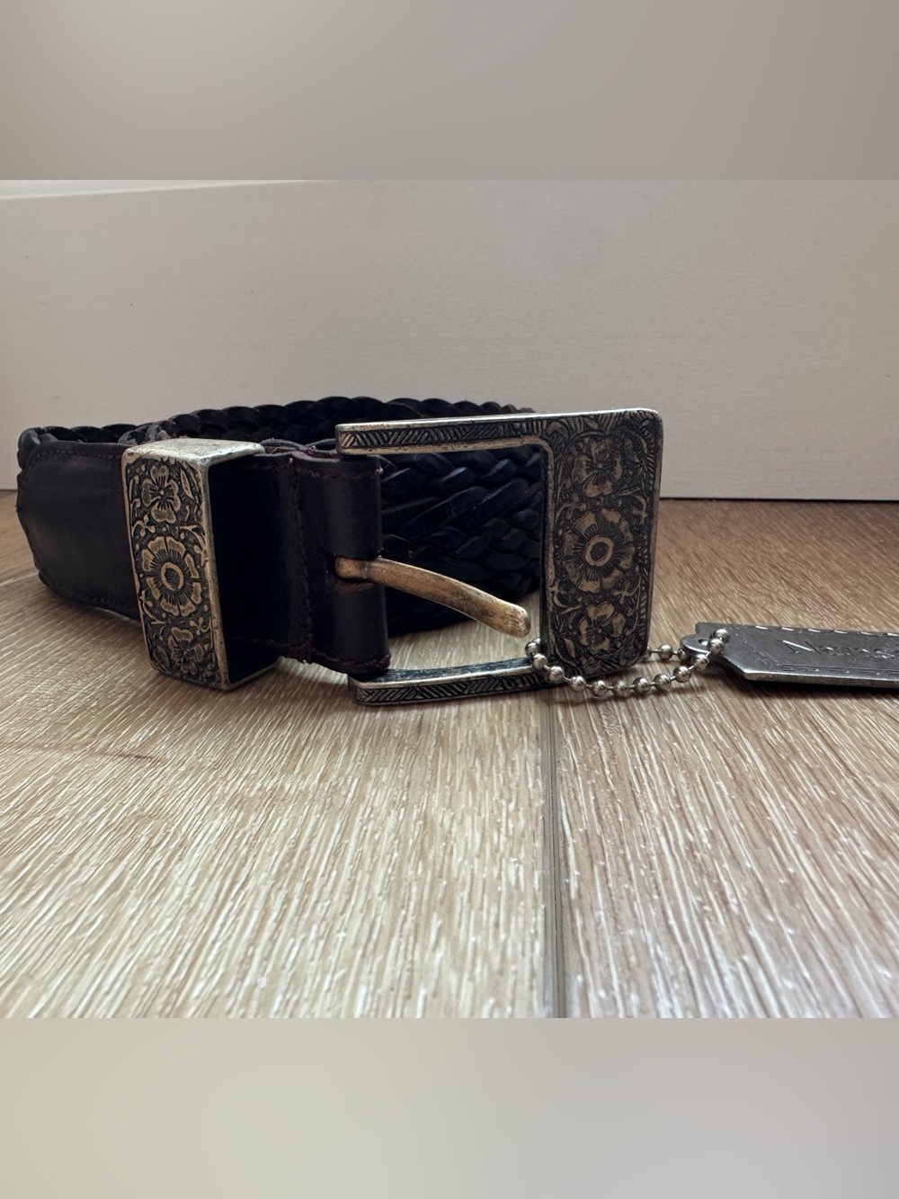 Vintage Navasota leather belt